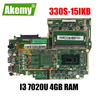 for lenovo 330s 15ikb laptop motherboard w cpu i3 7020u 4gb ram tested fru 5b20s94043 5b20s71209 5b20r07419 mainboard