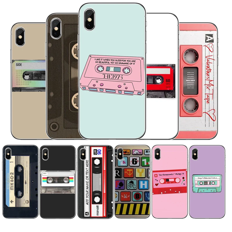 Лента в стиле ретро чехол для клавиатуры мягкий силиконовый телефона iPhone 5 5S 6 6plus 7