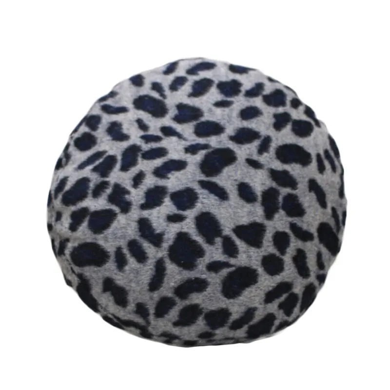 

Leopard Beret Female Autumn Winter Hats For Women Vintage Painter Flat Cap Boina Feminina Fashion Pu Leather Brim Beanie