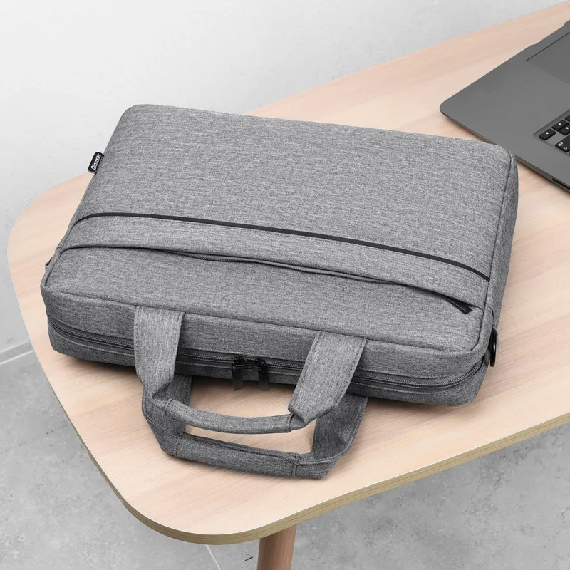 

Модная роскошная сумка для ноутбука CFUN YA, черная или серая сумка для 15,6-дюймового ноутбука, большая сумка на плечо для компьютера 15,6, портфель, сумка-мессенджер