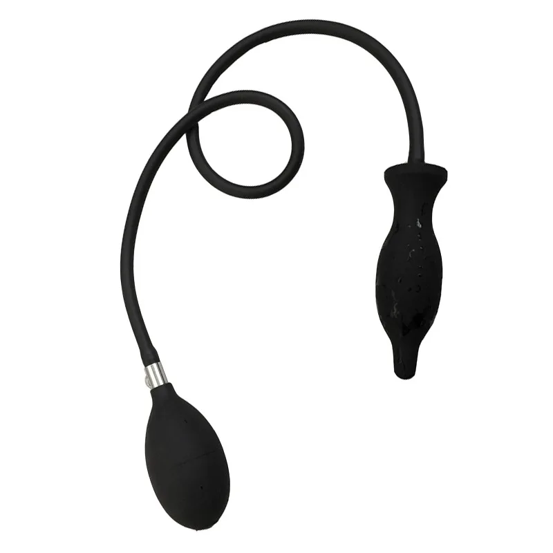 Sex Inflatable Pump Anal Plug Dilator Expander Silicone Butt Tail Anus Masturbator Toys For Adults Gay Men Q109 |