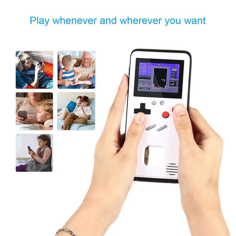 Цветной дисплей Caseboy 36 классических игр чехол для телефона Huawei P20 P30 Pro Mate 20 Nova 3 Gameboy