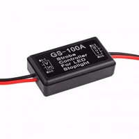 car auto motorcycle strobe controller led brake stop lights relay harness dimmer onoff 12 24v fog light controller