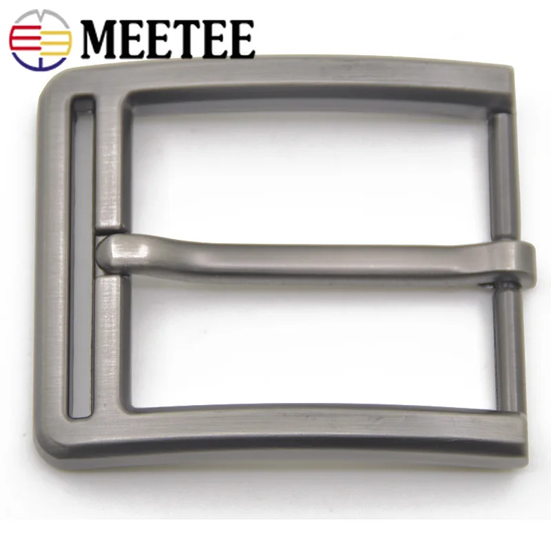 

Meetee 2/5pcs 40mm Metal Pin Buckle Belt Head for Men Waistband Alloy Belts Buckles DIY Leather Crafts Hardware Accessory YK071