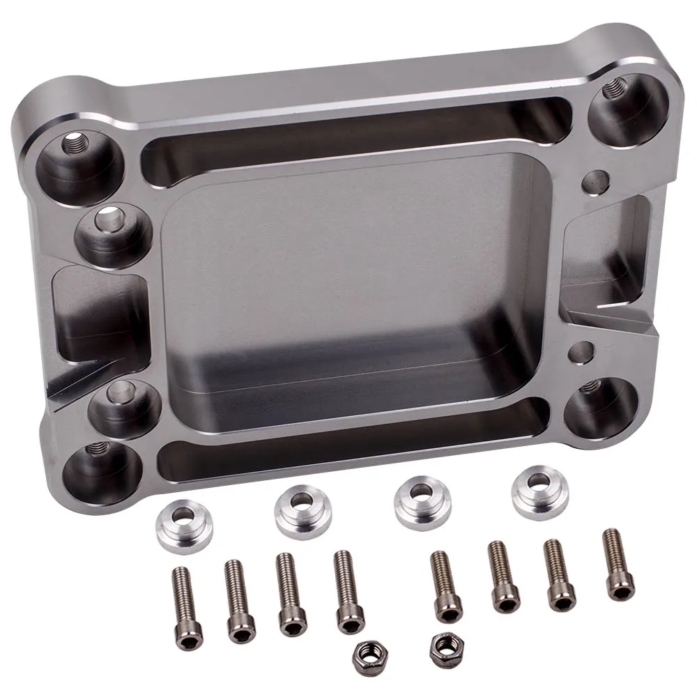 

Billet Aluminium Shifter Box Base Plate Adapter for Honda Civic Integra K20 K24 For Acura RSX 2002-2006
