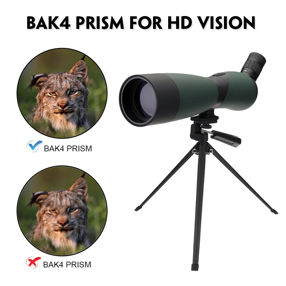 Монокулярный телескоп 25 75x70 с зумом HD штатив зажим для сотового телефона ночное