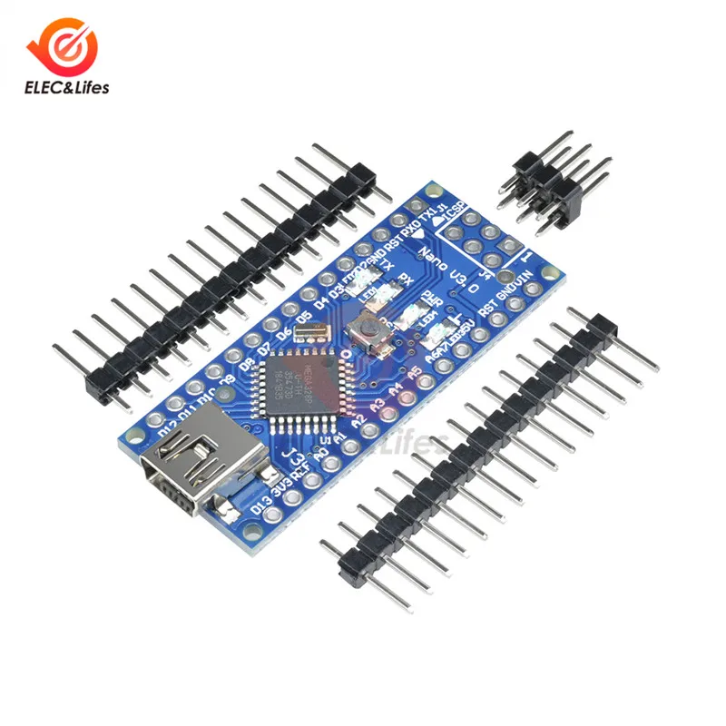 Nano V3.0 FT232 чип ATmega328 Atmega328p 16M плата модуль комплект 3 0 контроллер клеммный адаптер