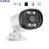 gadinan 5mp ip camera ai hd outdoor waterproof two way audio double light security video surveillance poe cctv with sd card slot