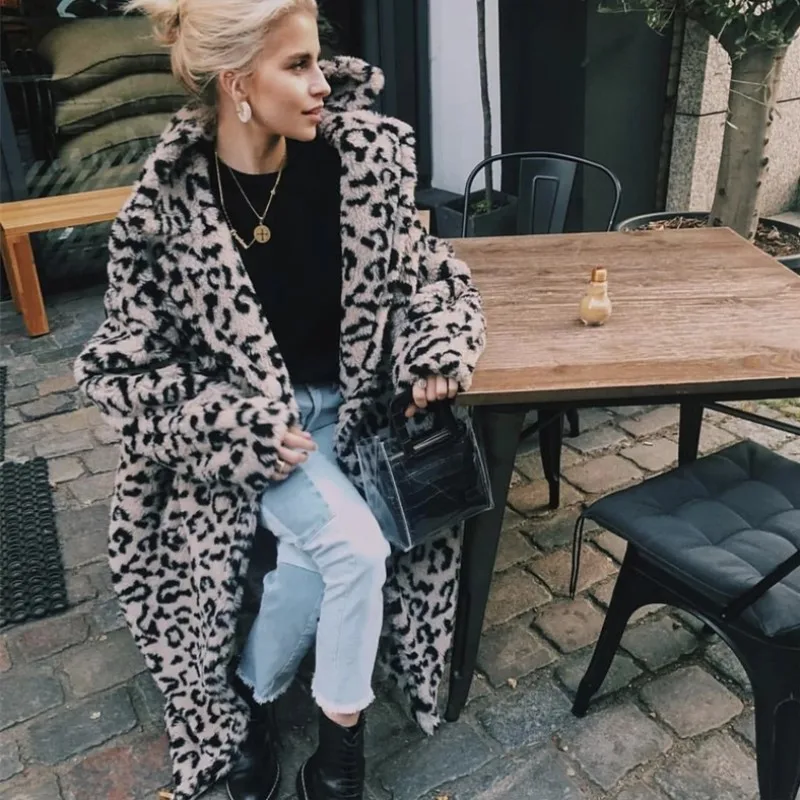 MONMOIRA леопардовые плюшевые пальто большого размера женские зимние толстые теплые