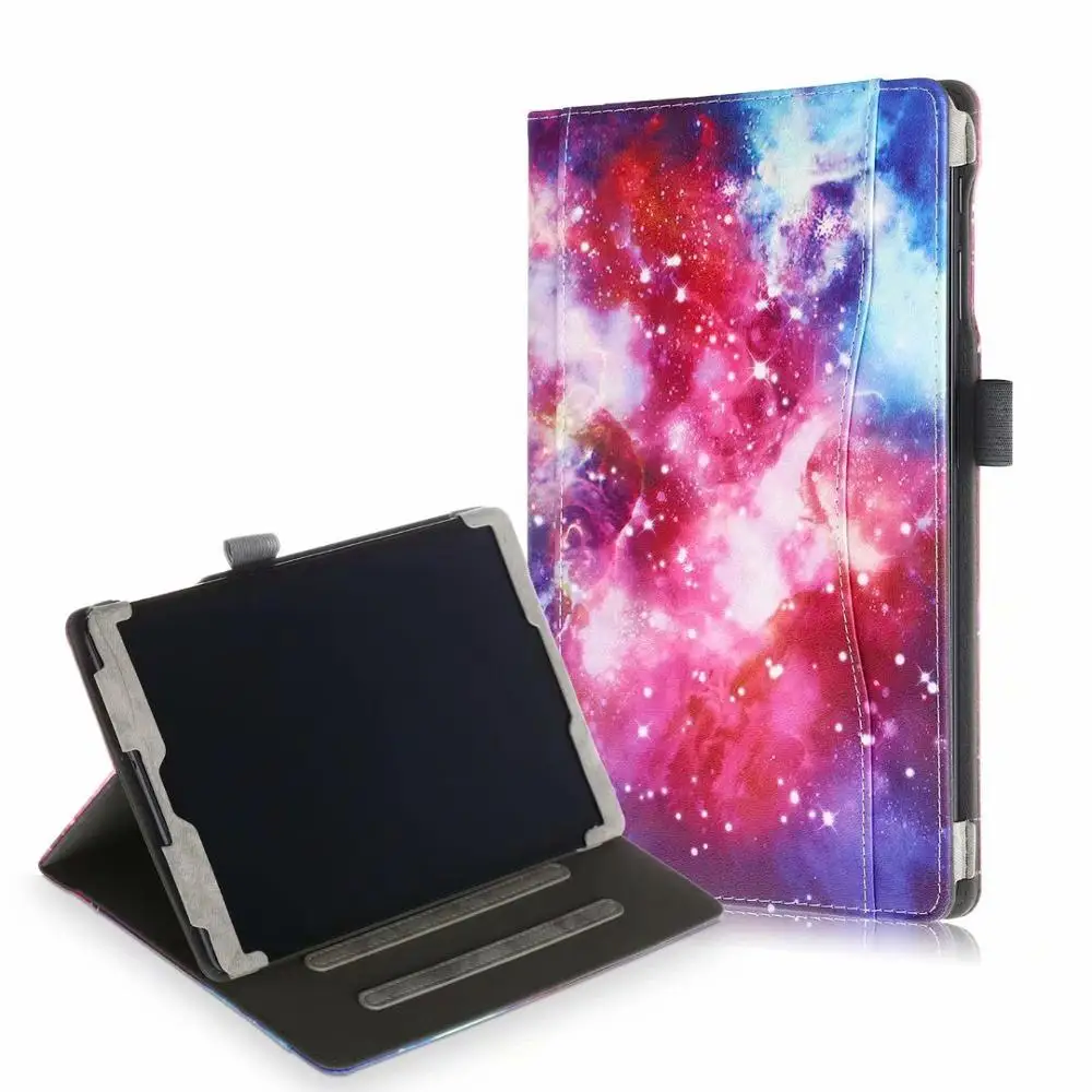 PC-NKQC-PC14 Для Samsung galaxy tab a sm-t510 sm-t515 t510 t515 чехол для планшета pu кожаный чехол для galaxy tab a 10," Чехол+ пленка+ ручка - Цвет: PC-NKQC-PC14