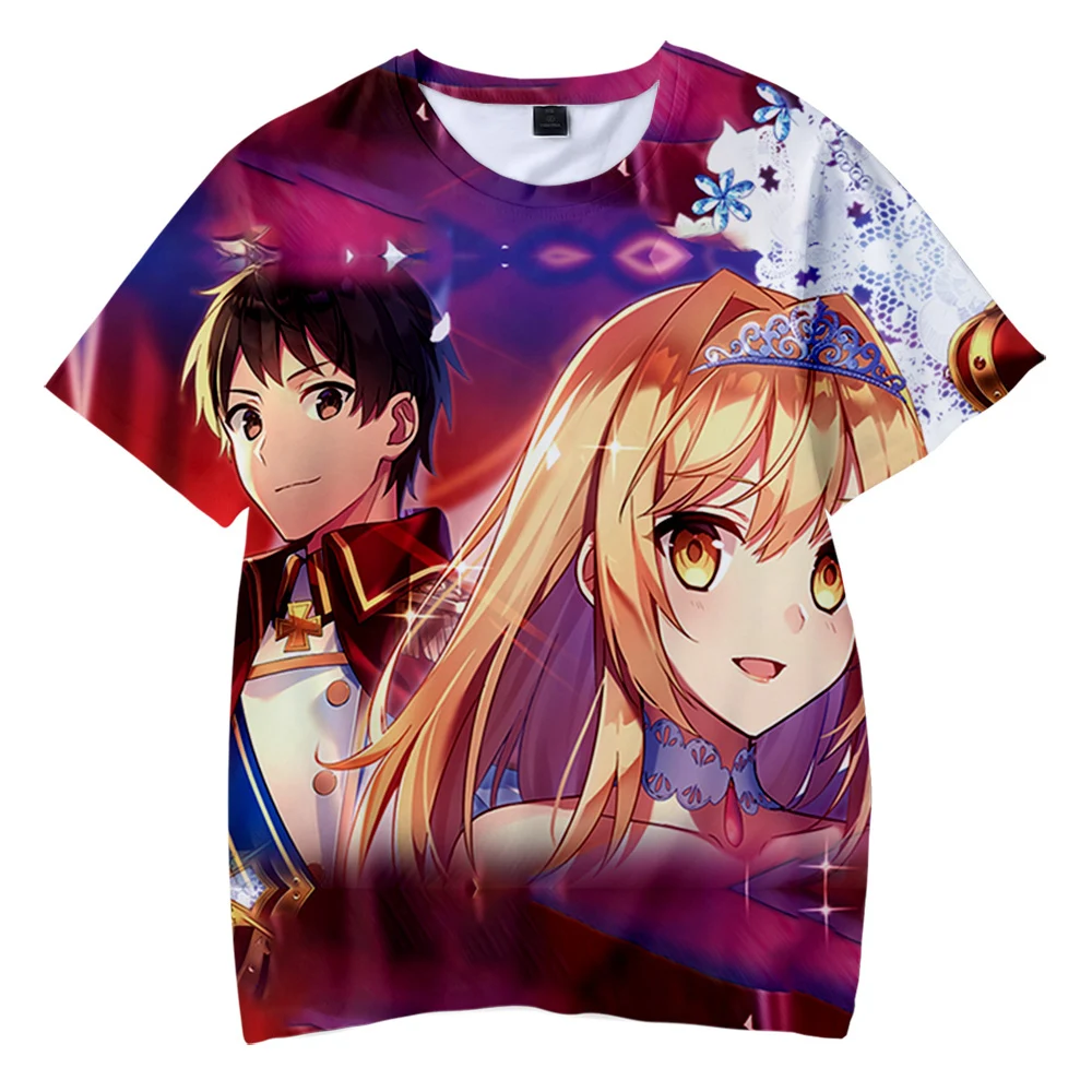 

Fall 2021 Anime How a Realist Hero Rebuilt the Kingdom 3D Print Children T-shirt Boy Girl Kids Short Sleeve