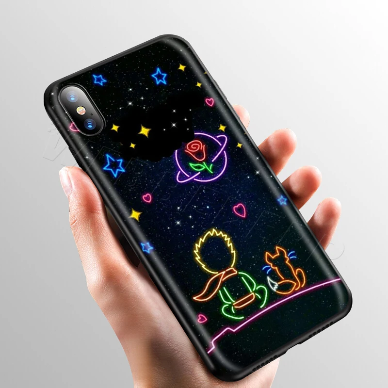 Чехол Webbedepp The Little Prince для Apple iPhone 11 Pro XS Max XR X 8 7 6 6S Plus 5 5S SE - Цвет: 4