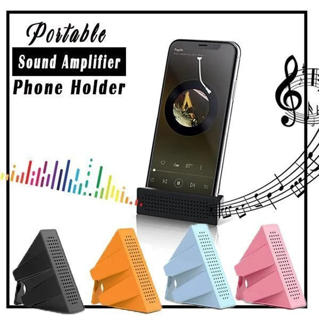 1 шт. портативный усилитель звука подставка для телефона настольный