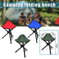 mountaineering tri leg stool folding camping bench portable fishing chair for camping