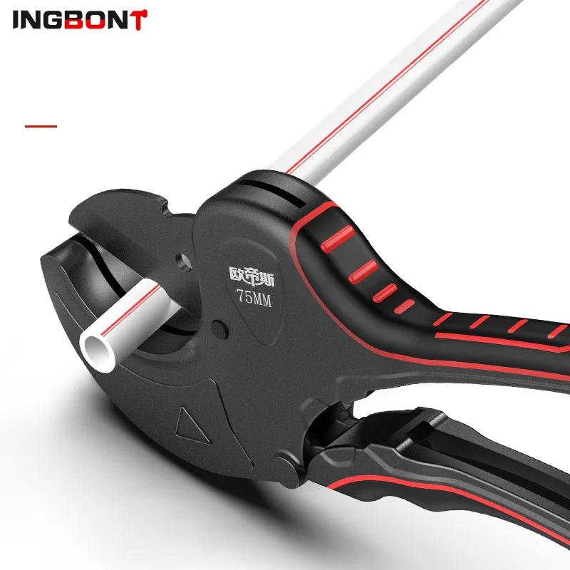 Ножницы с храповым механизмом для резки труб из ПВХ/полипропилена/полиэтилена 42