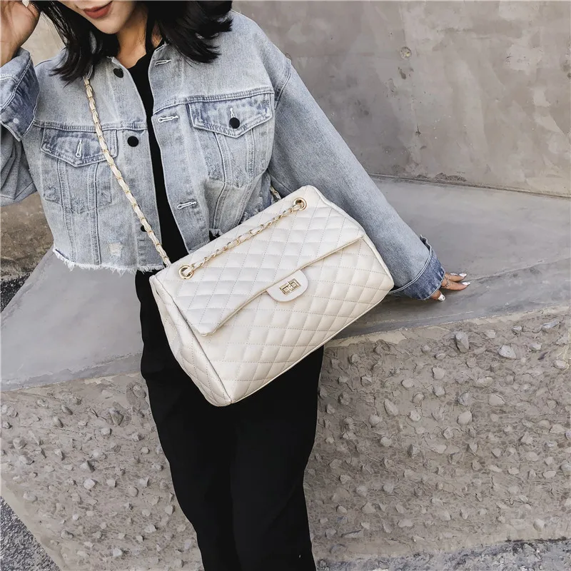 Женская сумка из гонконга на осень и зиму новинка 2019 темпераментная ромбовидная