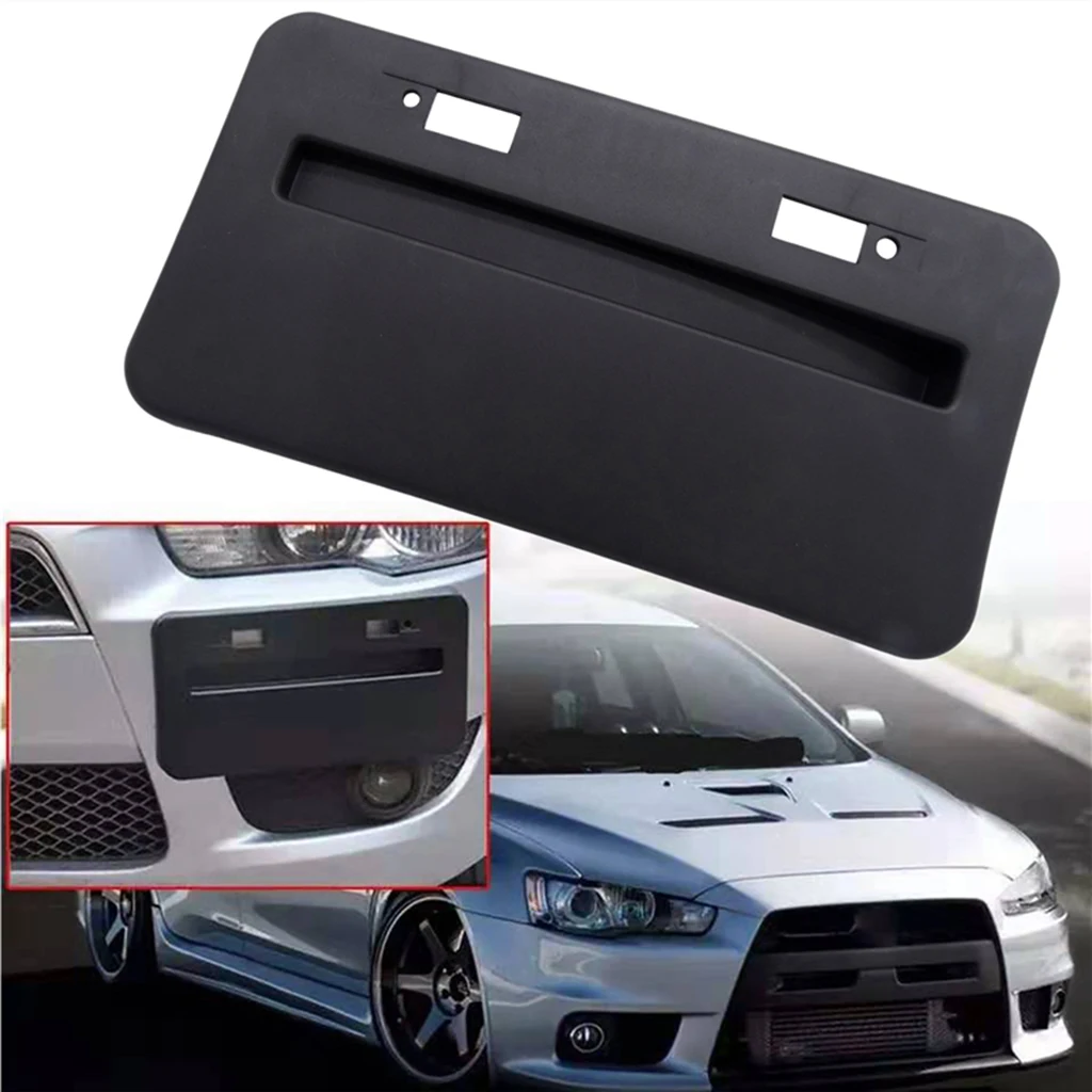 

License Plate Frame - 1pc - Front Bumper Mount Fit for Mitsubishi Lancer GTS EVO X 2008-2018