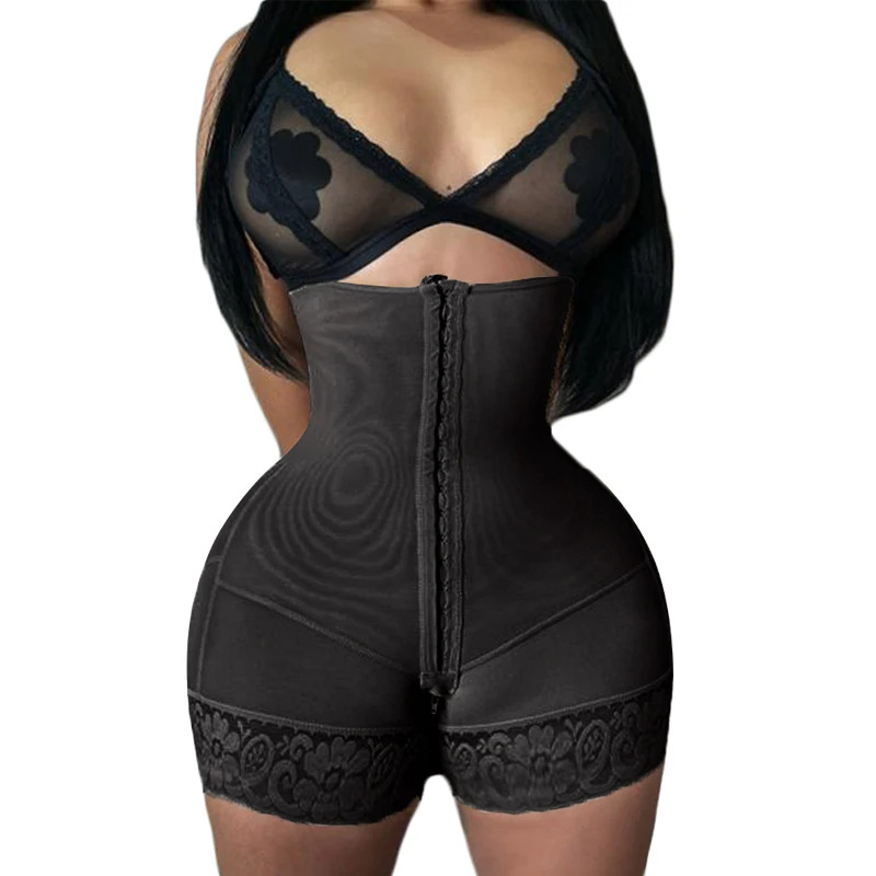 High Waist Black Lace Women Butt Lifter Hip Enhancer Postpartum BBL Skims Tummy Control Booty Lift Shapwear Underwear Fajas