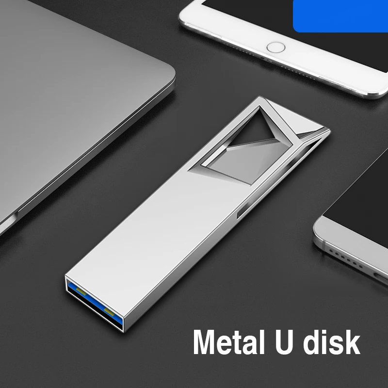 Флэш накопитель USB2.0 металлическое портативное кольцо для ключей хранилище U диск