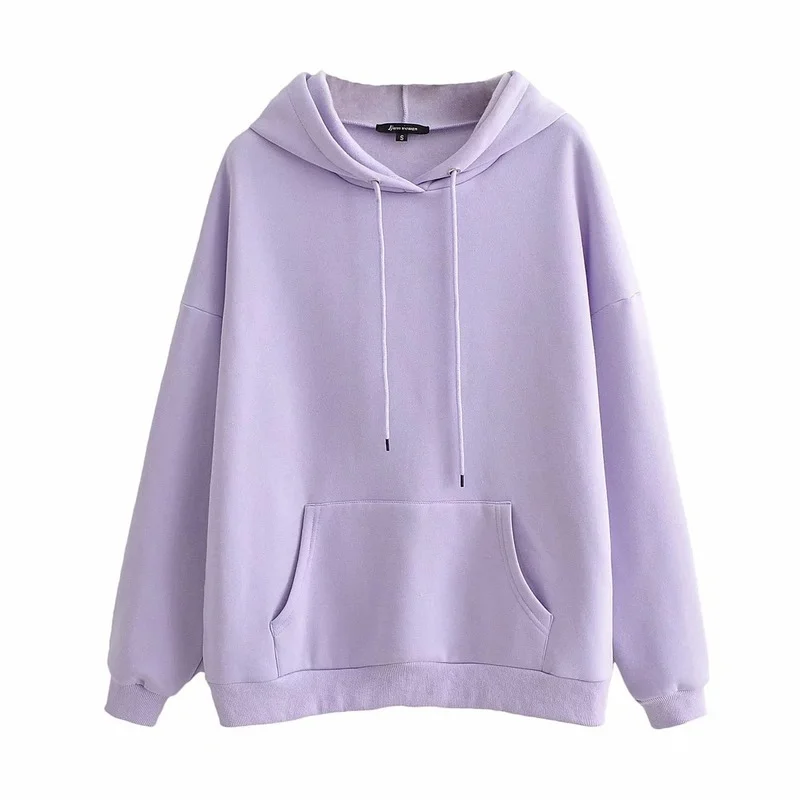 

2021 Spring and Autumn Women's Harajuku Hoodie Street Casual Suit Women's Hooded Sports Top + Elastic Waist Pants Two Piece Set