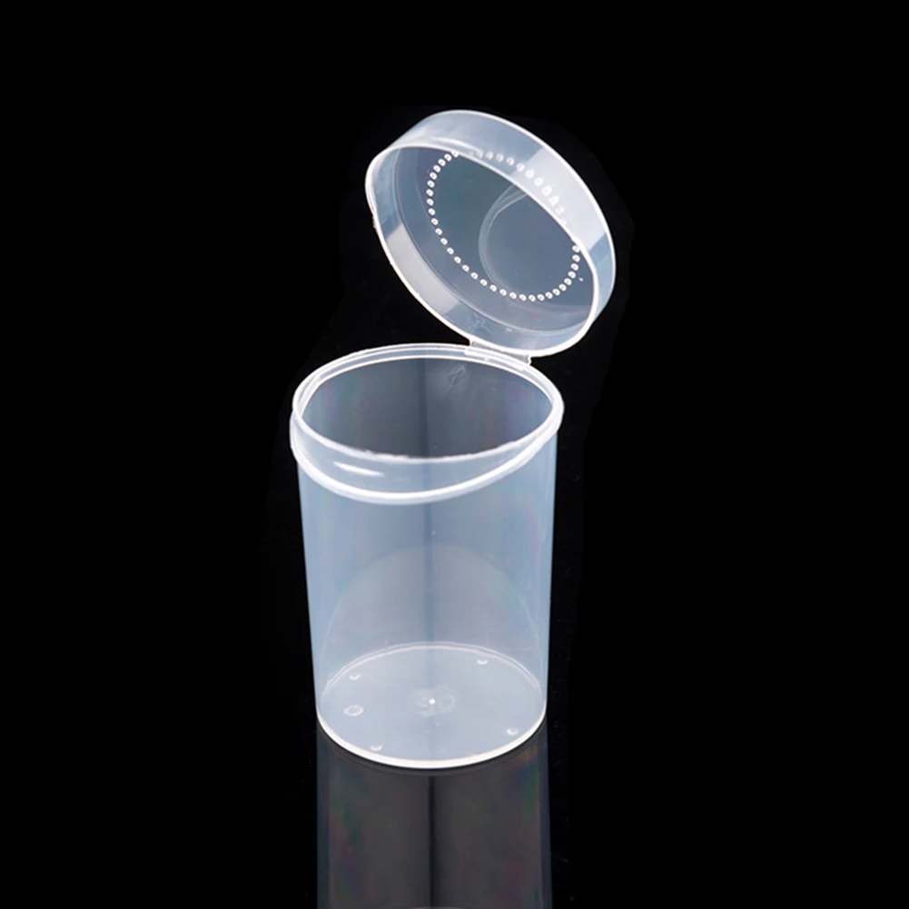 Круглый пластиковый ящик Чехол форма тыквы пудра слоеная губка для хранения