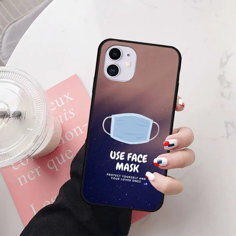 Маска иллюстрация iphone 11 Чехлы coque fundas для PRO MAX X XS XR 4S 5S 6S 7 8 PLUS SE 2020 | Мобильные
