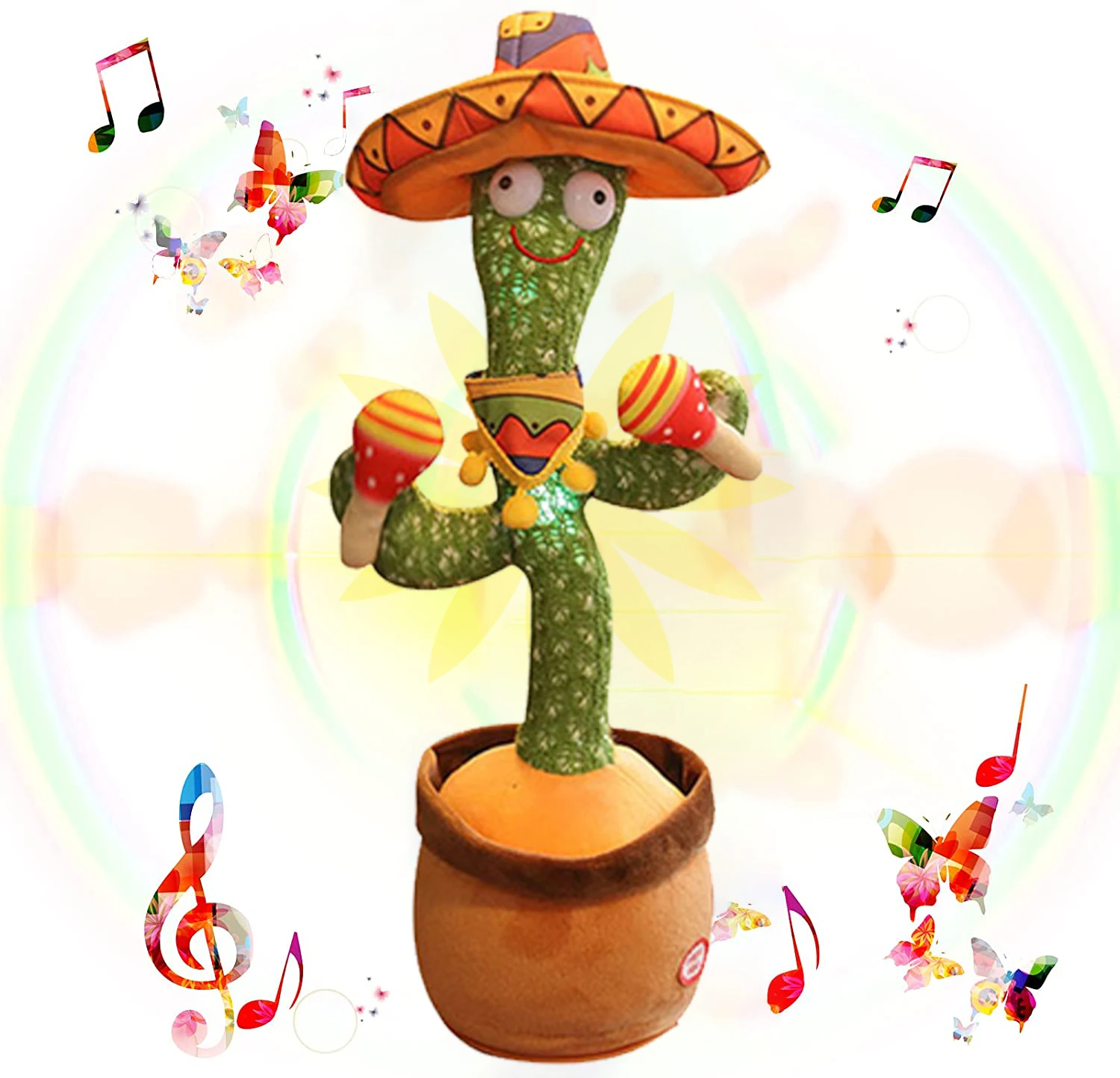 

Dancing Cactus Electron Plush Toy Soft Plush Doll Babies Cactus That Can Sing And Dance Voice Interactive Bled Stark Toy For Kid