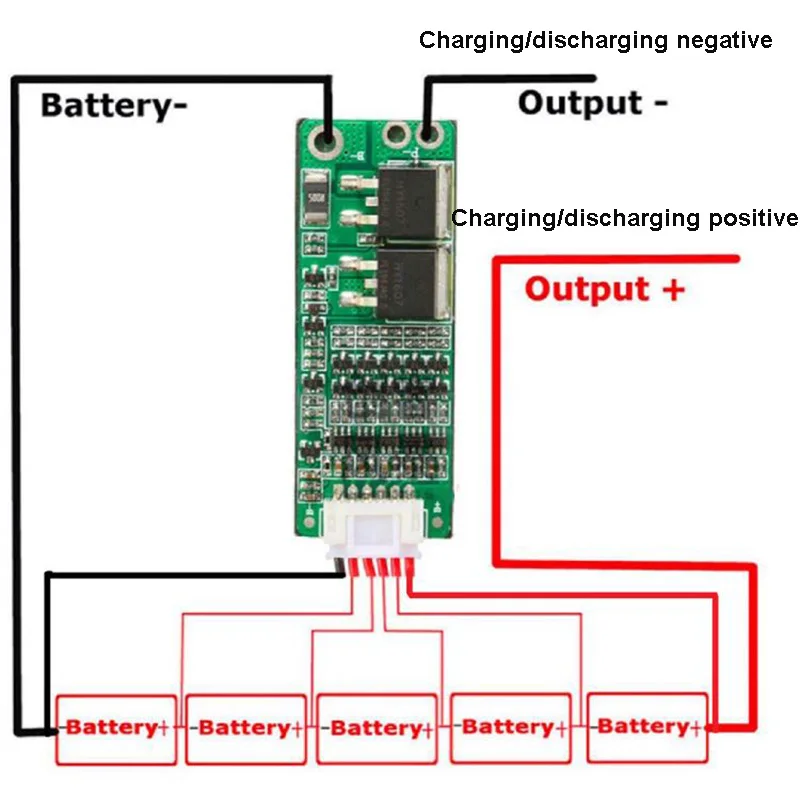 1 S/2 S/3 S/4S/5S литий-ионный аккумулятор 18650 зарядное устройство PCB BMS Защитная плата Lipo сотовый модуль с балансиром