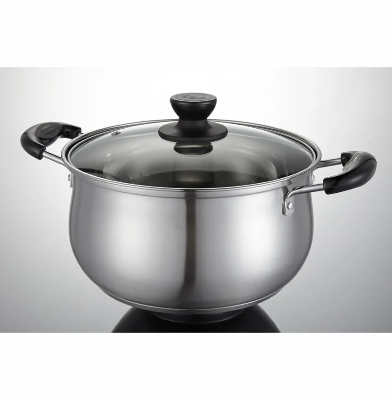 Кастрюля для супа из нержавеющей стали кастрюля с двойным дном подарок жемчужный