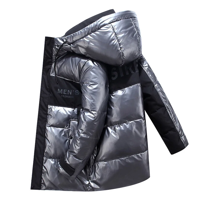 2020 Autumn and Winter New Men's Hooded Casual Down Jacket Thick and Warm Men's Winter Clothing