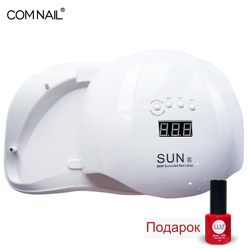 SUNX COMNAIL УФ ЛЕД Лампа для ногтей Sun1 Sun5 SunX Быстрая сушка всех видов гелей УФ лампа Маникюрный прибор из Российского Склада - Цвет: SUNX