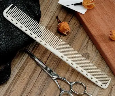 1 шт. Расческа для стрижки волос, парикмахерская расческа - Цвет: 335white