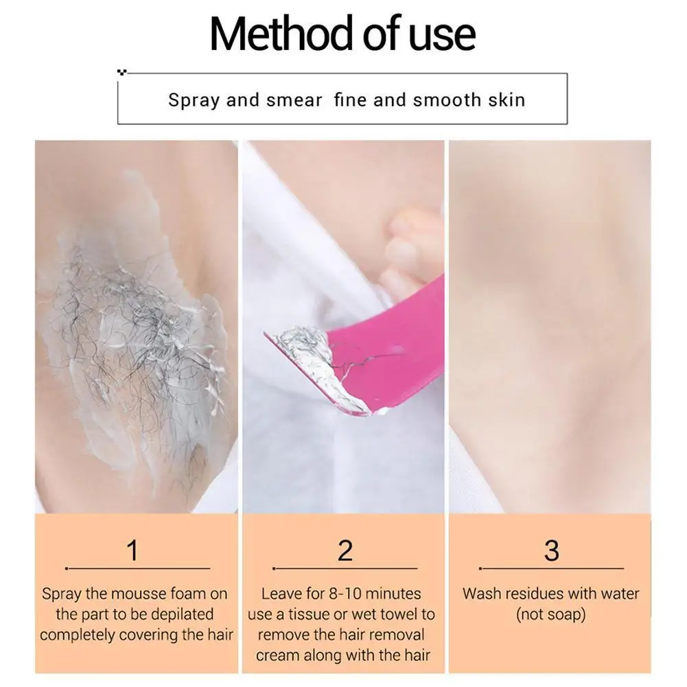 

Hair Removal Cream Painless Permanent Muse Spray Hair Graceful Depilation Depilatory Natural 120g Super Depilating Wax W2H9