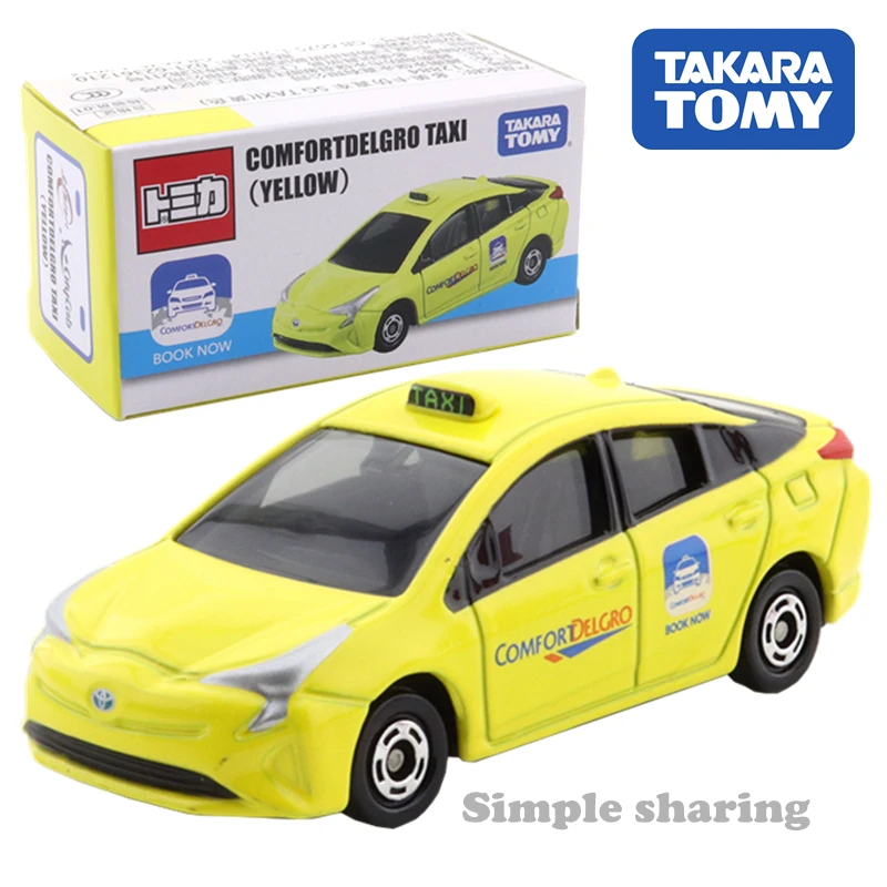 Takara Tomy Tomica Singapore Taxi Toyota Prius Comfortdelgro желтая популярная детская модель |