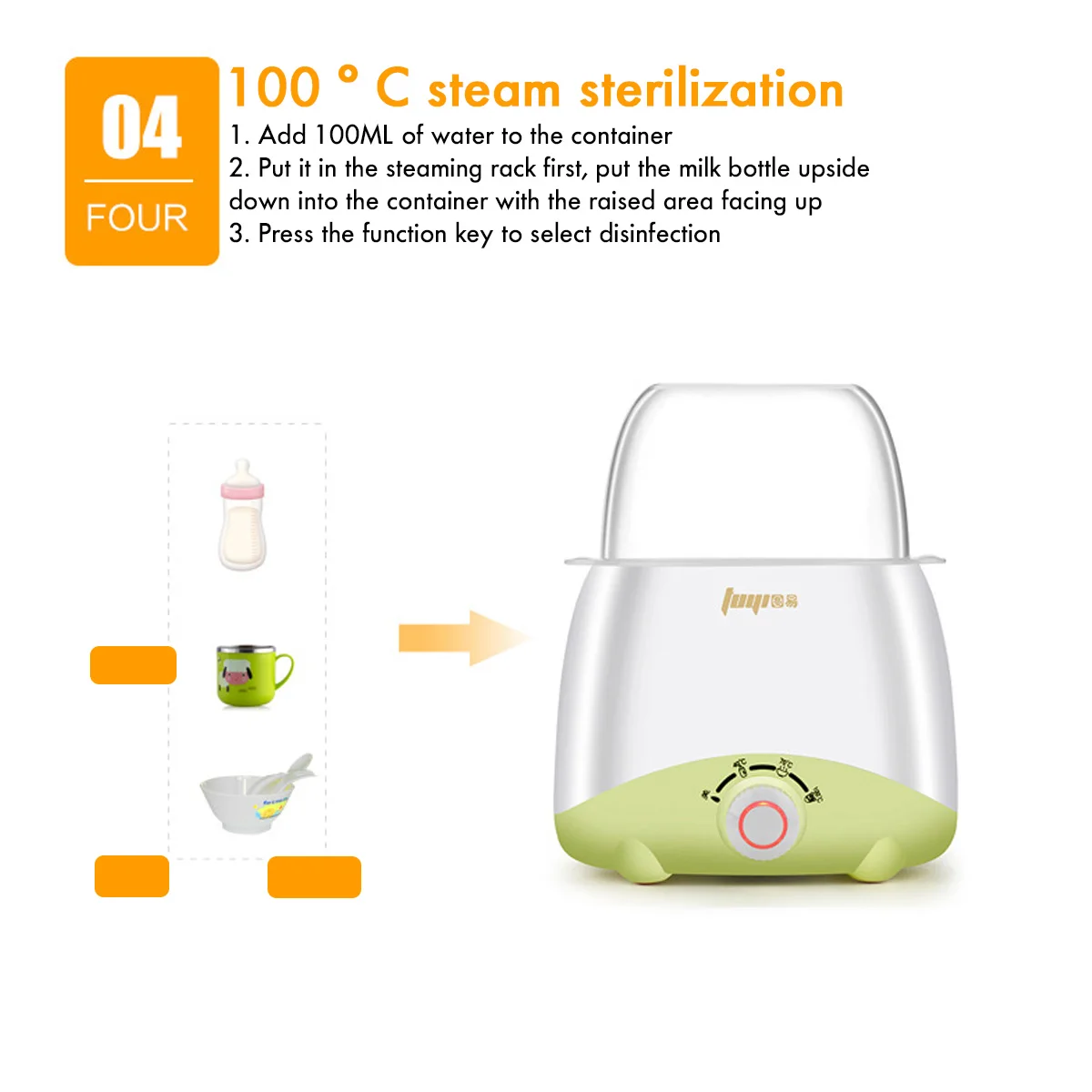 

Baby Feeding Bottle Warmer Heater Babyfood Warm Universal Bottle sterilizer Marm Milk Free 220V Electric Warmer Milk Food