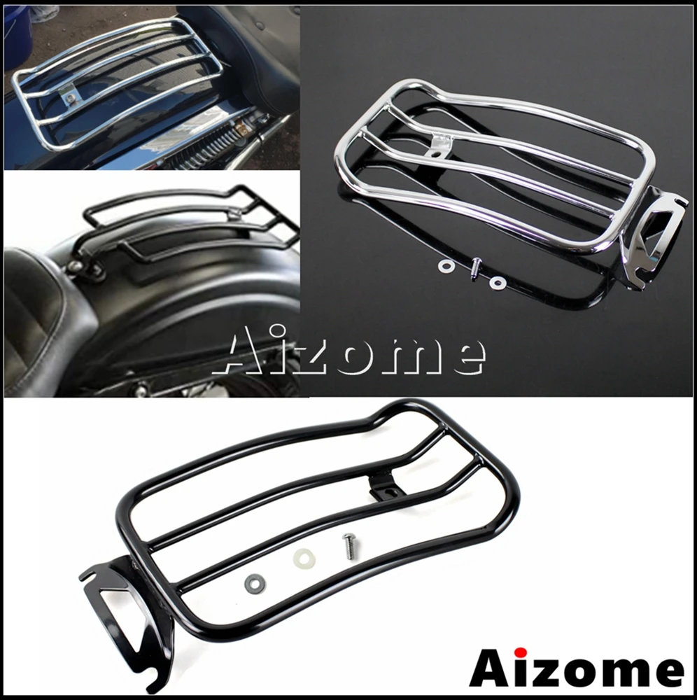 

Стойка для багажа на мотоцикл, Стальная Полка для поддержки заднего сиденья для Harley Electra Glide Road King Street Glide Touring FLHT FLHR FLHX FLT