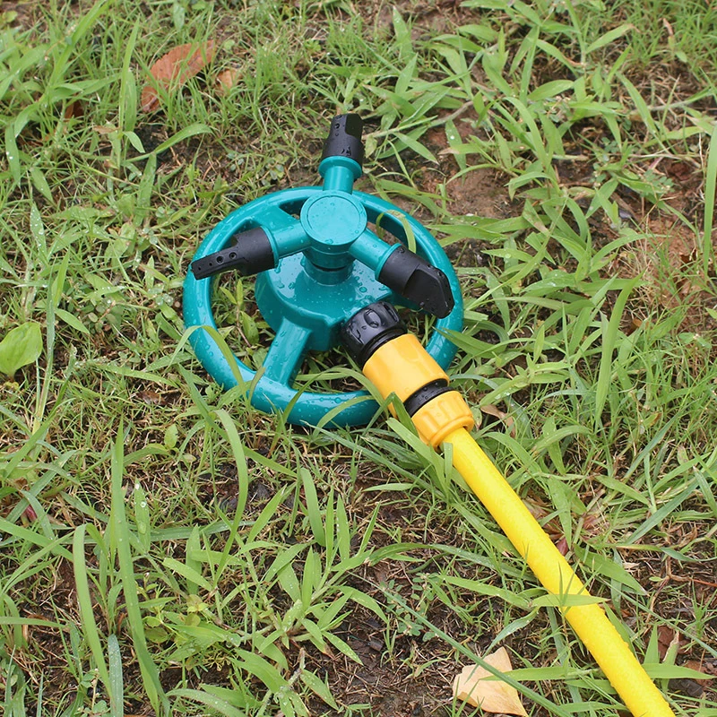 

Спринклеры для сада автоматический полив газон 360 градусов вращающийся распылитель воды 3 руки насадки орошения сада инструменты