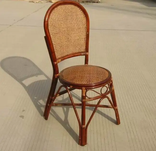 Специальное предложение индонезийский ротанговый обеденный стул домашний для