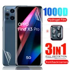 Спереди и длинное сзади гидрогель пленка для Oppo Find X3 Pro 5G полное покрытие Экран протекторы не Стекло Orro FindX3 найти X3Pro 2021 Камера Стекло