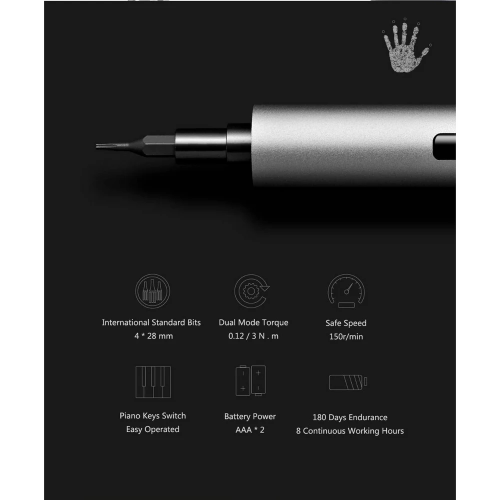

WOWSTICK Electric Screwdriver Mobile Phone Notebook Disassemble Standard Screwdriver Bit Repair Tool for Diy Tools Kit