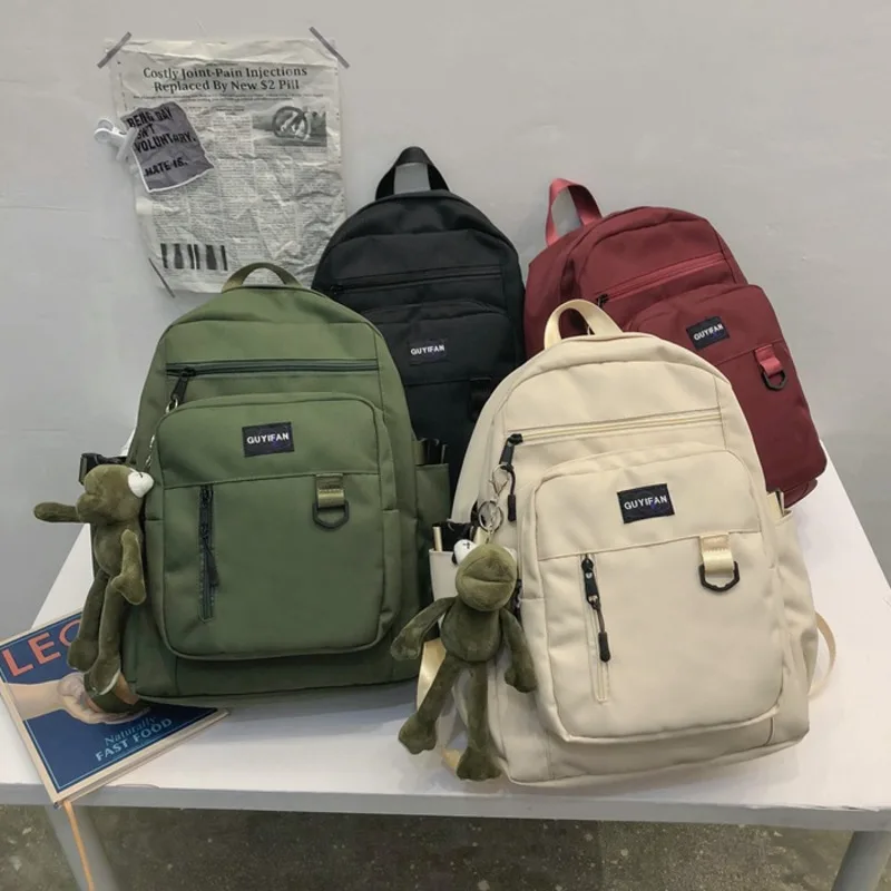 

Female School Bags For Teenage Girls 2020 Nylon Travel Backpack Women Mochilas Sac A Dos Ladies Laptop Rucksack Men Bag Pack