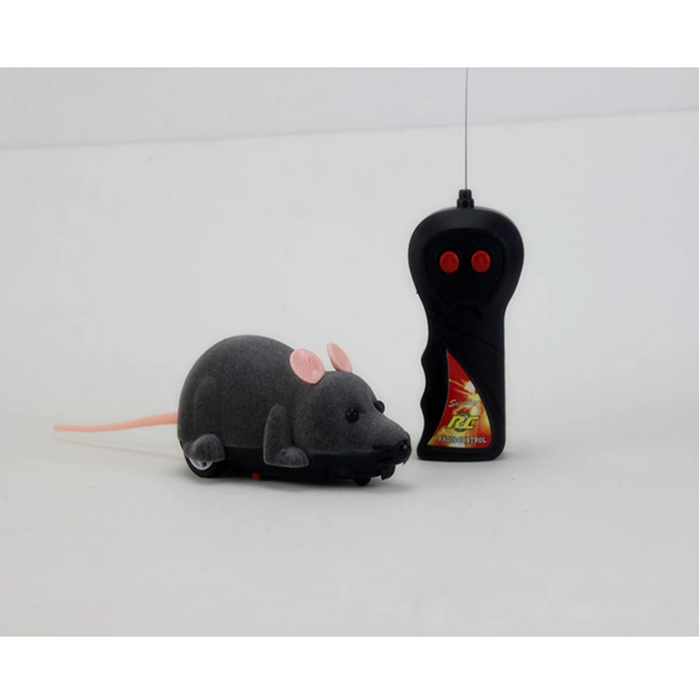 Grey Pet Cat рождественские интерактивные игрушки электронная мышь с беспроводной мышь с ПДУ игрушка электронная игра игрушка подарок для детей - Цвет: Grey