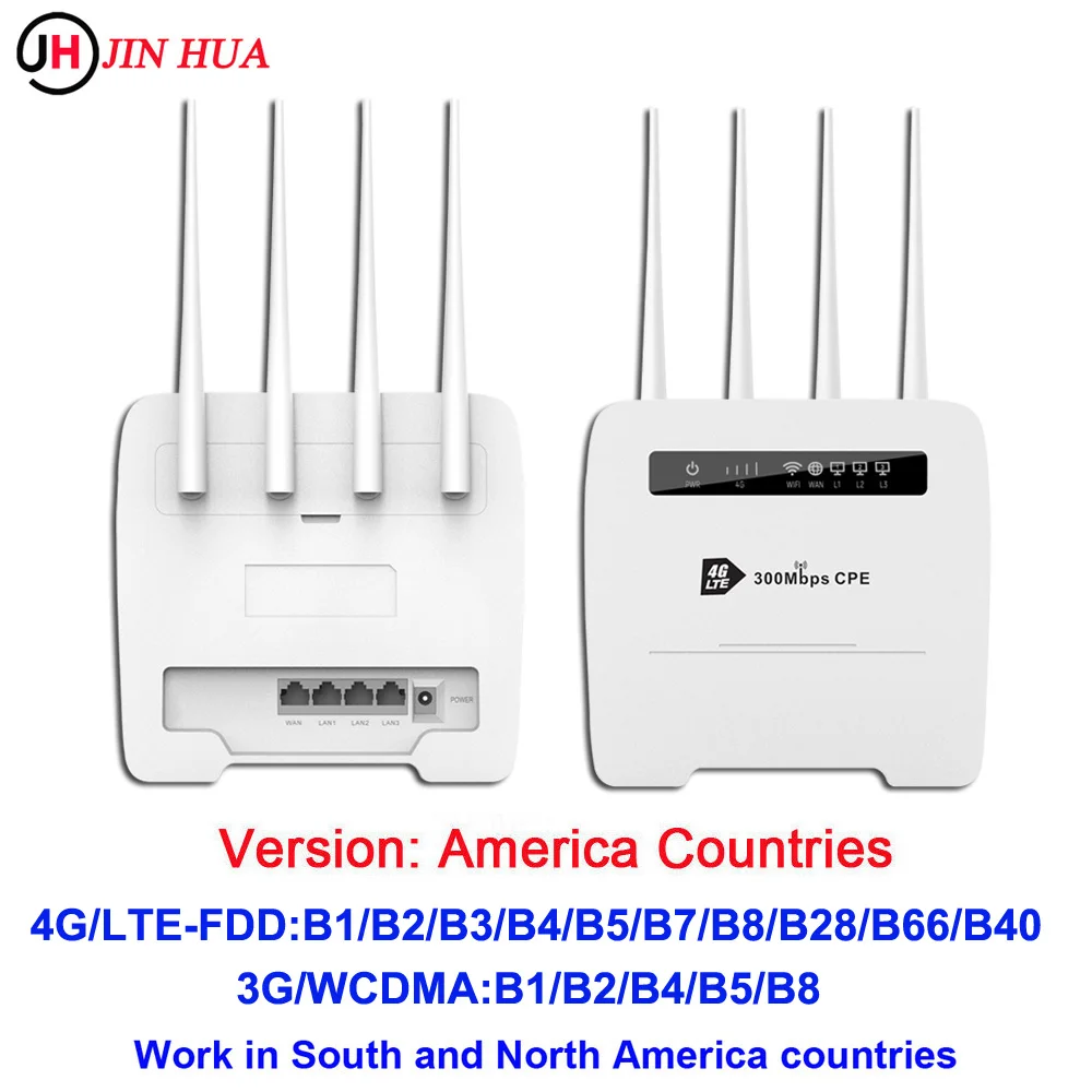 R102   3G 4G LTE CAT4 Wi-Fi CPE   RJ45 LAN Ethernet     Sim- 150 / 4  