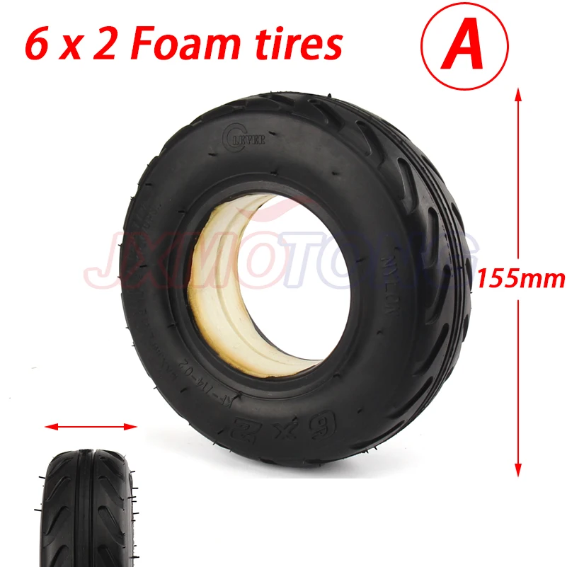 6X2 твердые шины без внутренней трубки электрический скутер колесо стул грузовик