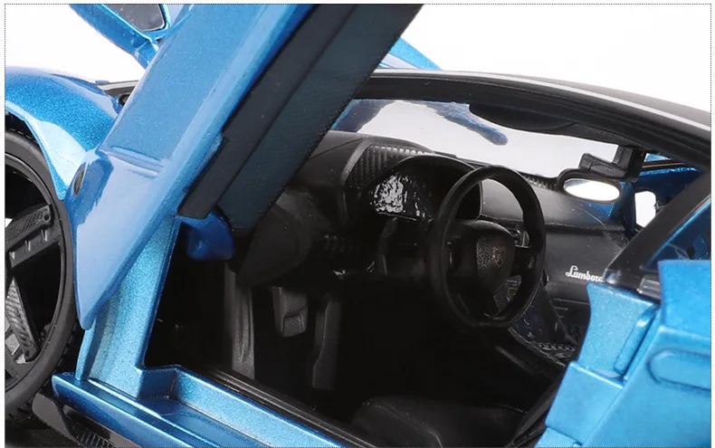 1:18 Lamborghini LP770 центенарио матовый черный/серый/красный/синий Литой Сплав модель автомобиля для детей Подарки