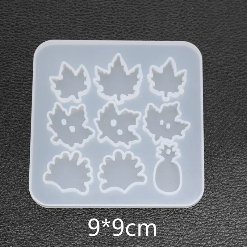 Кленовая пуговица в форме листа силиконовая форма для ананаса Очаровательная