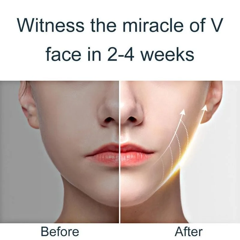 

V Line Shape Microcurrent Massager For Face Lift Slimmer Lifting Chin Tightening Remove Device Double Slimming Machine Faci Q0U3