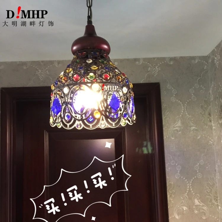 Средиземноморский стиль украшения ручной работы Турецкая Подвеска светильник