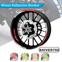 strips motorcycle wheel tire stickers car reflective rim tape motorbike bicycle auto decals for aprilia shiver750