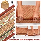 Рождественская упаковка Kfrat, украшения из бумаги для свадьбы, для упаковки подарков, для рукоделия, товары для праздников